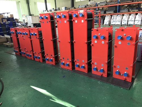 Pharmaceutical chemical plate heat exchanger