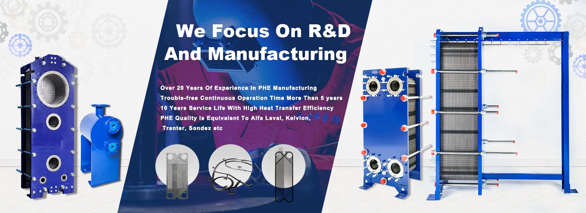 We focus on R&D and manufacturing