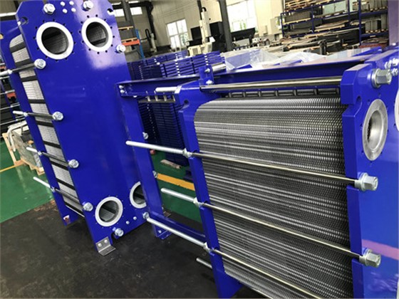 Chemical plate heat exchanger