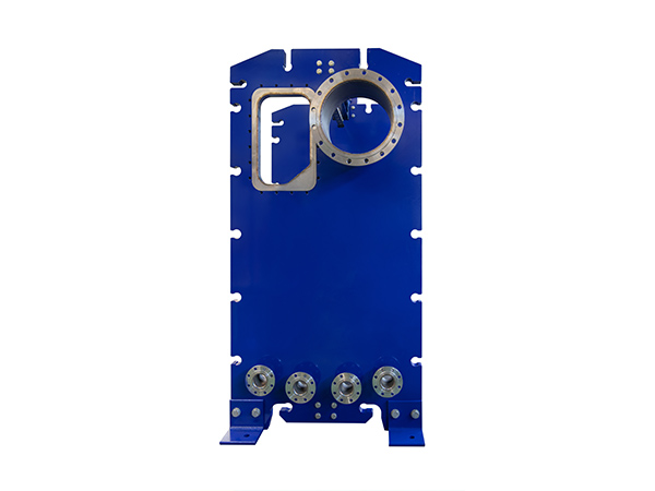 The first semi welded titanium type plate evaporator in China