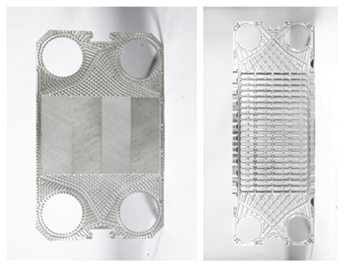 Common materials and applicable conditions for plates of plate heat exchangers