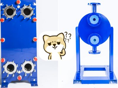 What are the similarities and differences between plate and shell heat exchangers and plate heat exchangers?