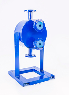 How does Qingdao Reapter solve the uneven flow distribution of plate and shell heat exchangers in the plate side and shell side?