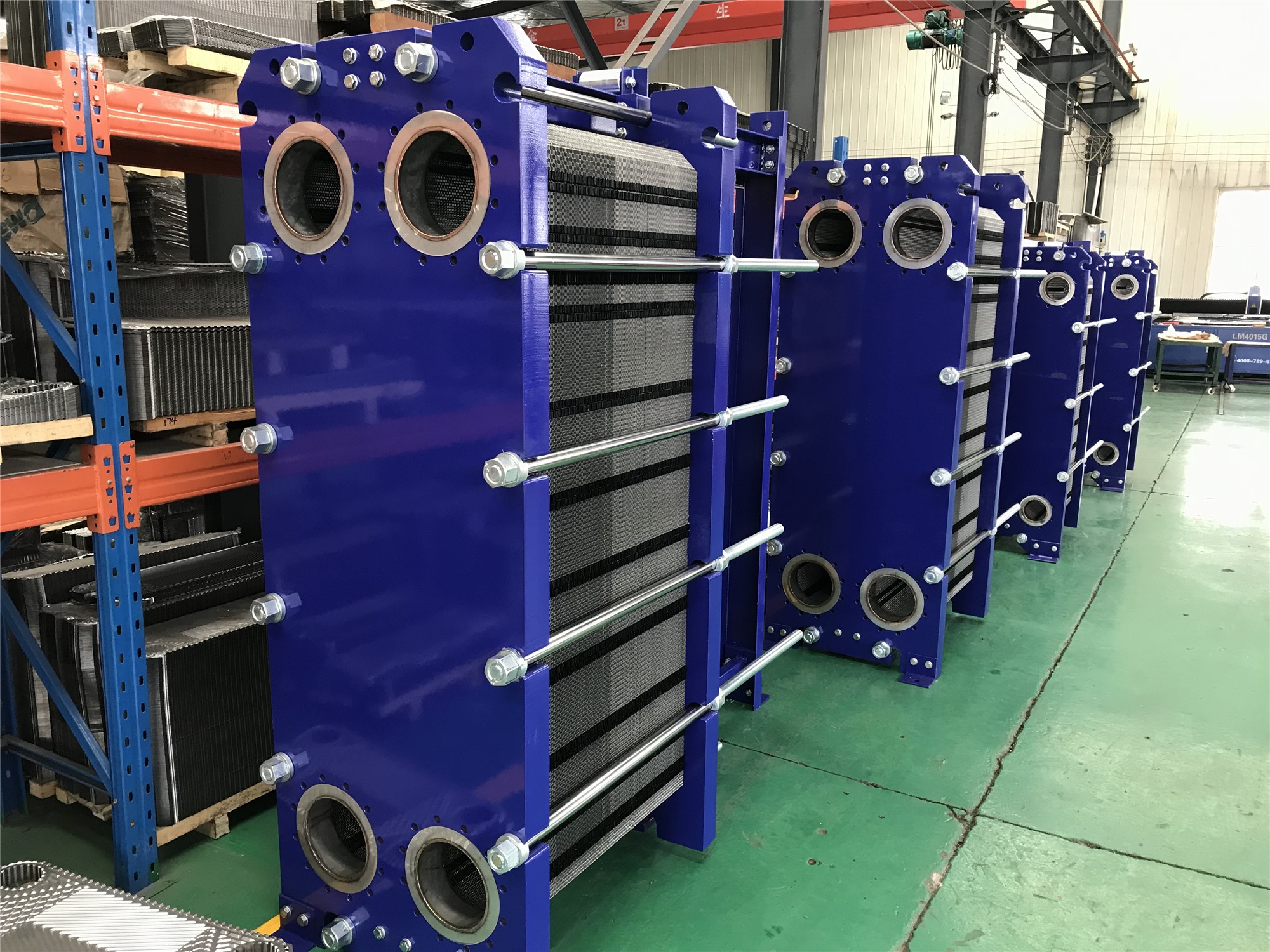 Working condition production line with large particle? Wide channel plate heat exchanger can be perfectly solved