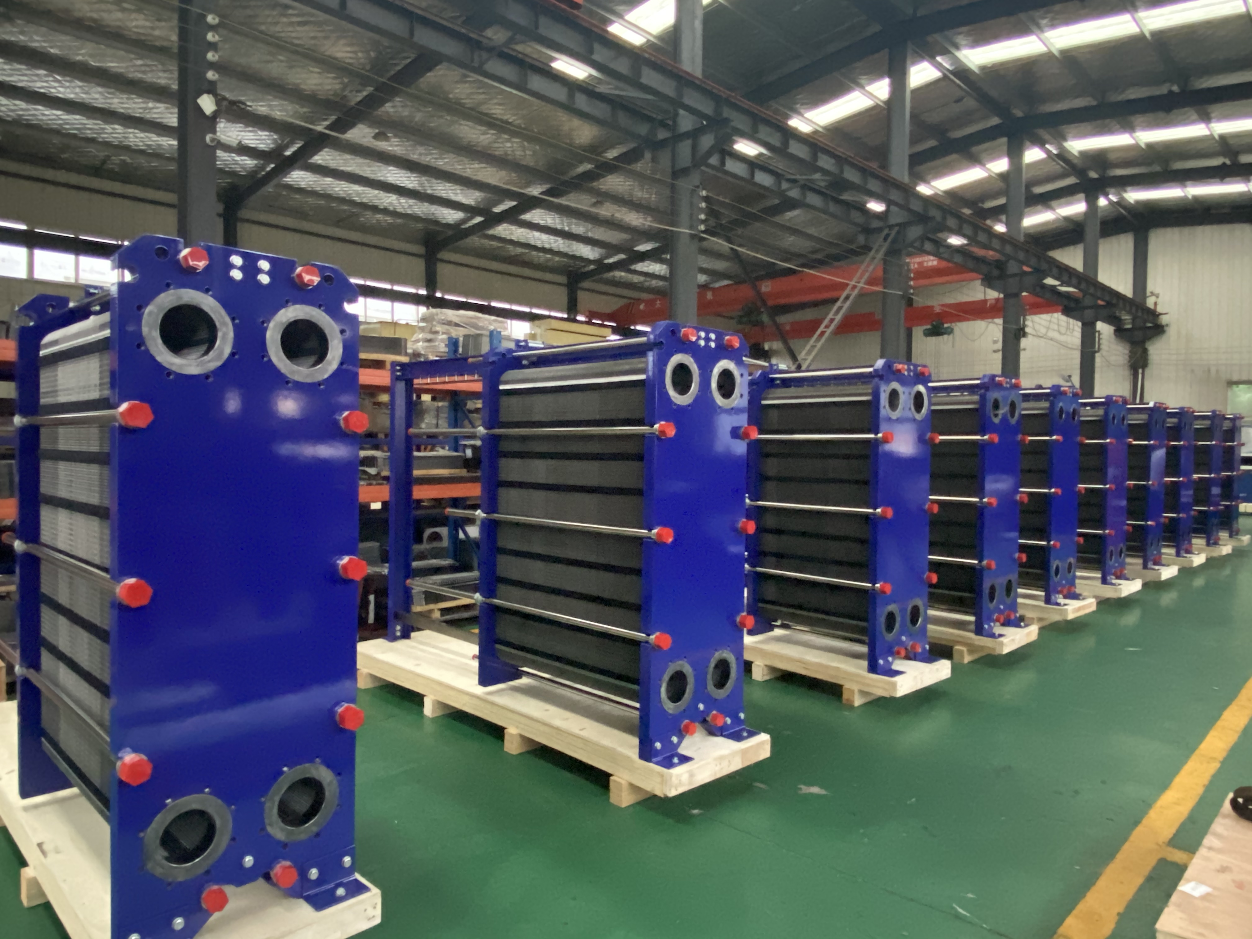 Vegetable oil plate and shell heat exchanger, food grade heat transfer equipment design and manufacture