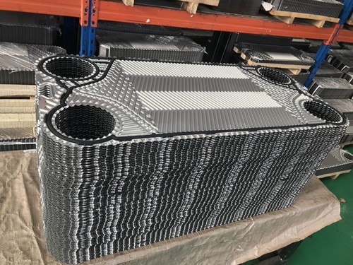 Plate for plate heat exchanger