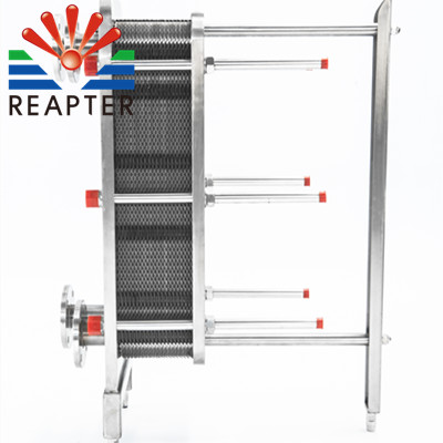 Effect of plate heat exchanger spacing