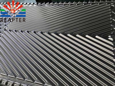 How to design the plate angle of a plate heat exchanger