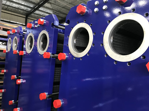 Boiler supporting plate heat exchanger Boiler supporting plate heat exchanger
