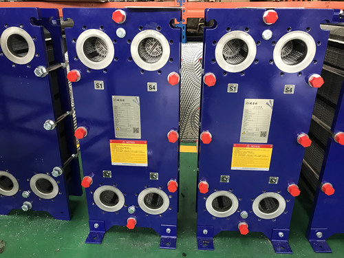Industrial removable plate heat exchanger