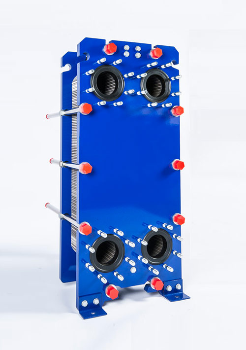 Semi welded plate heat exchanger