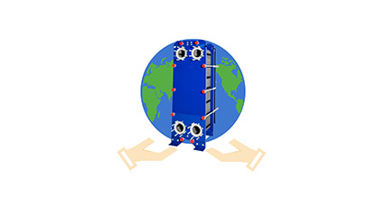 Semi welded plate heat exchanger